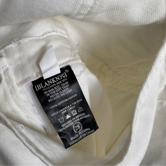 blank nyc white short overalls - Picture 8 of 10